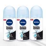 Nivea Black & White Fresh Antiperspirant Deodorant Roll-On, 50 mL