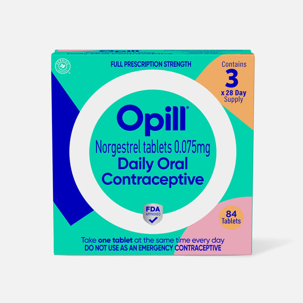 Opill Daily Oral Contraceptive Tablets 84ct