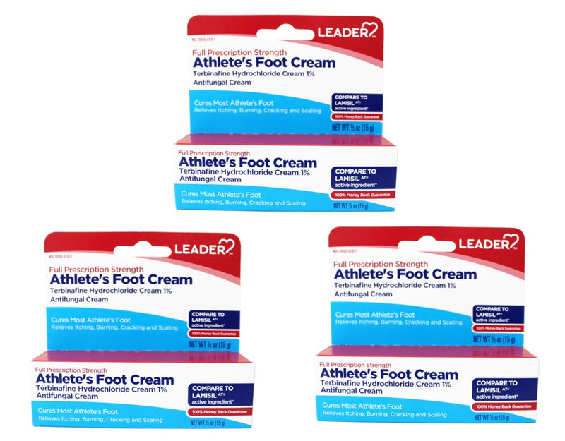 Leader Athlete's Foot Antifungal Cream, 0.5 oz
