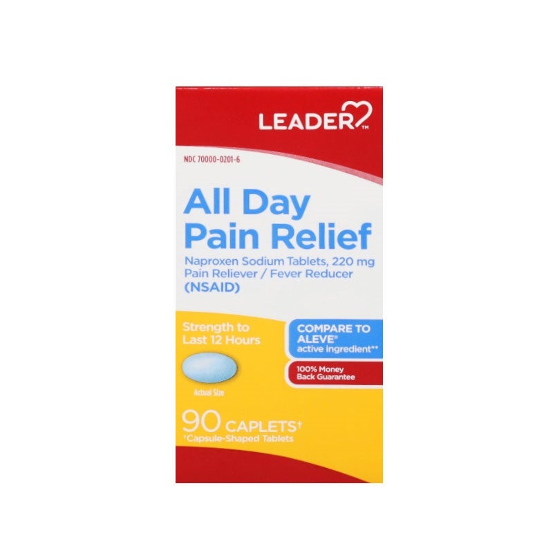 Leader Pain & Fever Relief Naproxen Sodium 220 mg Caplets