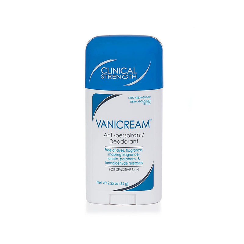 Vanicream Clinical Strength Antiperspirant Deodorant for Sensitive Skin, 2.25 oz