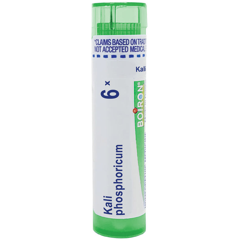 Boiron Kali Phosphoricum 6X Homeopathic Medicine Pellets, 80 Count