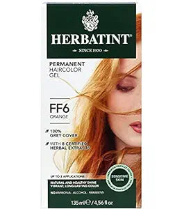 Herbatint Permanent Hair Color Orange FF6 4.5Oz