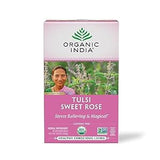 Organic India Tulsi Sweet Rose Tea Bags 18ct