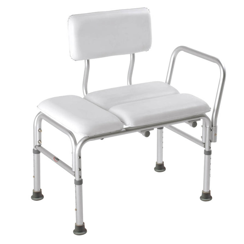 Carex Deluxe Padded Transfer Bench, Full Seat