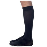 Sigvaris Midtown Microfiber Men's Calf Compression Socks 20-30 mmHg, Black, Medium Long