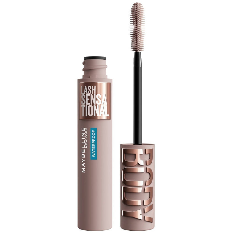 Maybelline Lash Sensational Body Mascara, Very Black, Waterproof, 0.24 fl oz