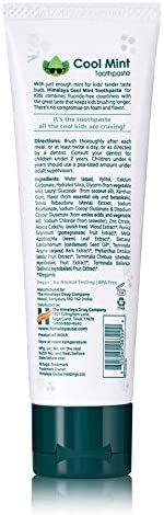 Himalaya Botanique Kids Toothpaste, Cool Mint Flavor 4.0 Oz
