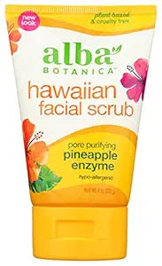 Alba Botanica Hawaiian Face Scrub Pineapple 4oz
