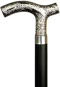 Harvy Ladies Petite Cane Silver Black