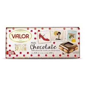 Valor Dar Chocolate Taste Of Spain With Almonds 8.8Oz