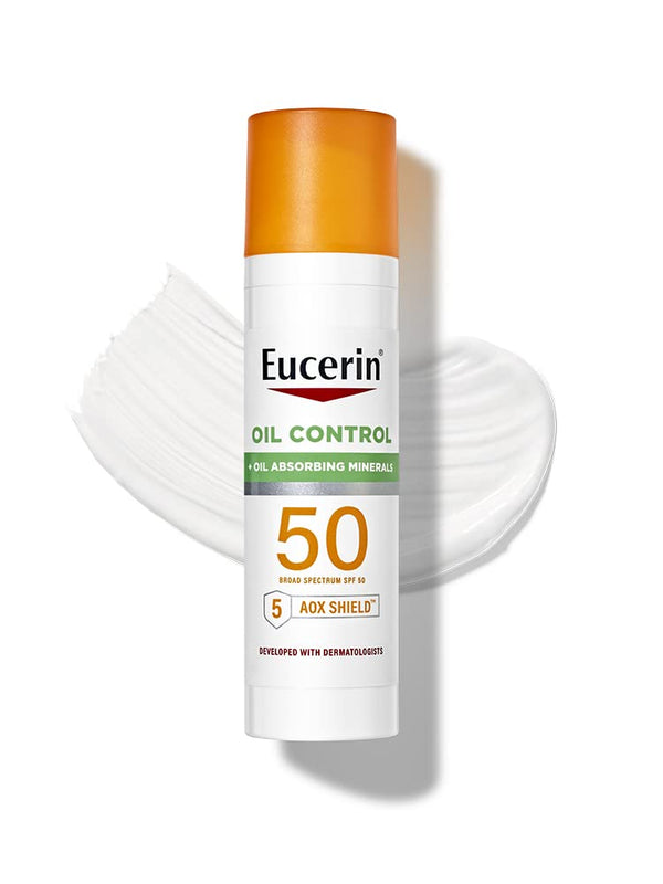 Control de aceite de eucerina SPF 50 AOX SHIELD 2.5 oz