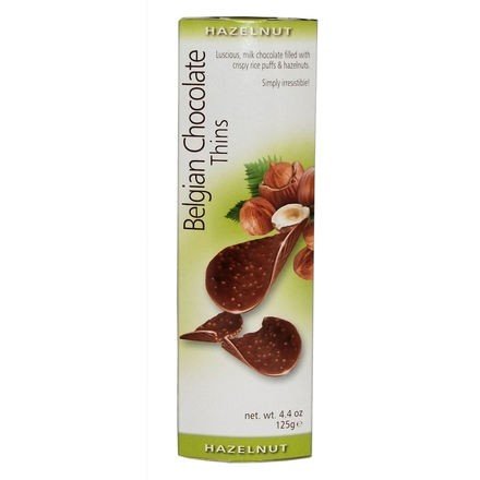 Royal Belgian Chocolate Thins Hazelnut 4.4oz
