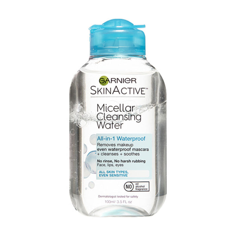 Garnier SkinActive Micellar Cleansing Water, Travel Size, 3.4 Oz