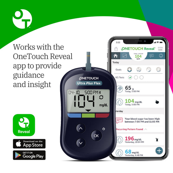 One Touch Ultra Plus Flex Blood Glucose Monitor