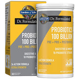 Garden of Life Dr. Formulated Probiotics 100 Billion CFU Capsules, 30 ct