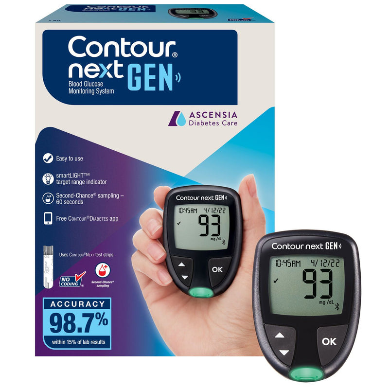 Contour Next Gen Blood Glucose Monitoring System Kit