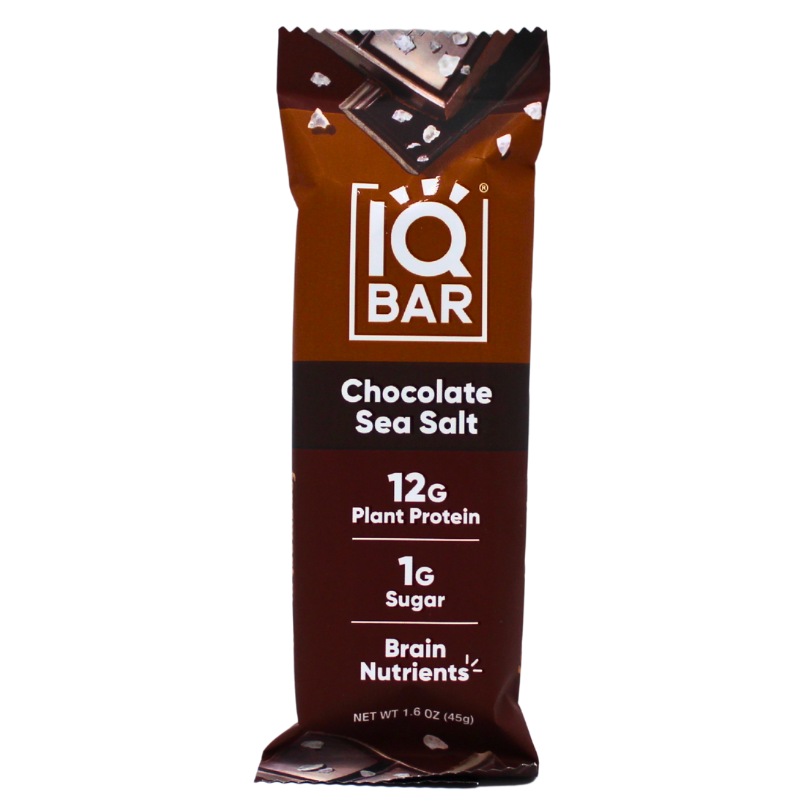 IQ Bar Chocolate Sea Salt, 45 G