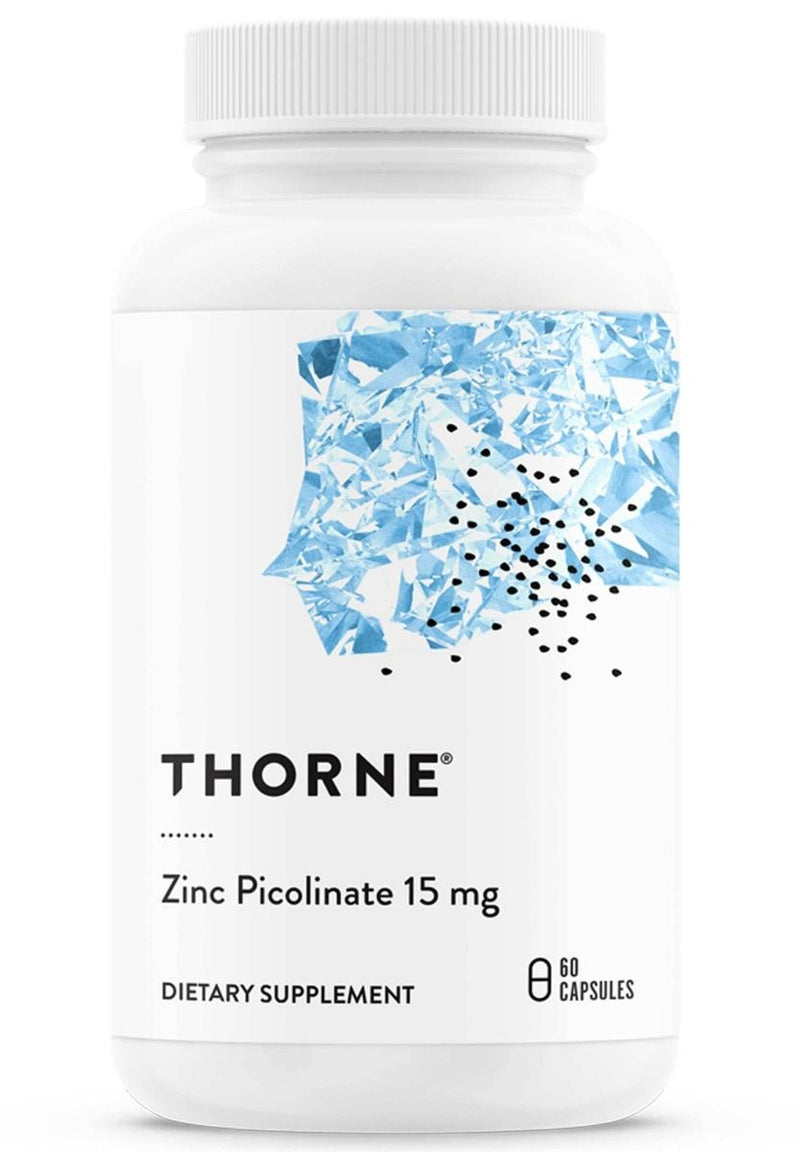 Thorne Zinc Picolinate 15 mg 60 Capsules