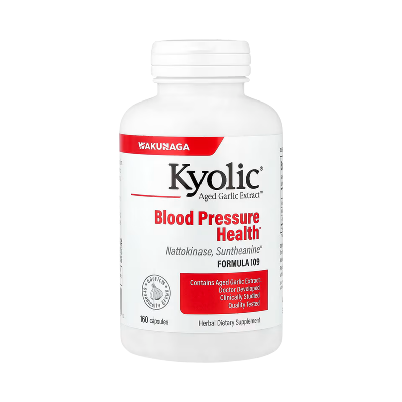 Kyolic, Aged Garlic Extract™, Blood Pressure Health, Formula 109, 160 Capsules