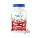 RidgeCrest Herbals ClearLungs Classic, 60 Vegan Capsules