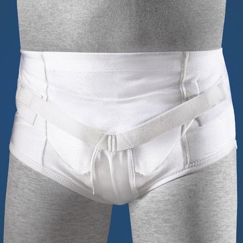 FLA Orthopedics Soft Form Hernia Brief, White, Medium