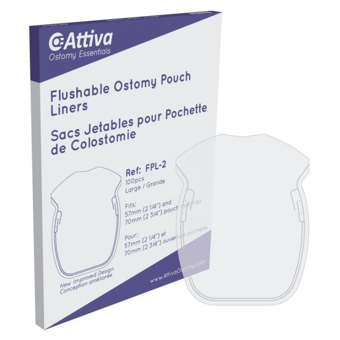 Attiva Ostomy Essentials Pouch Liners