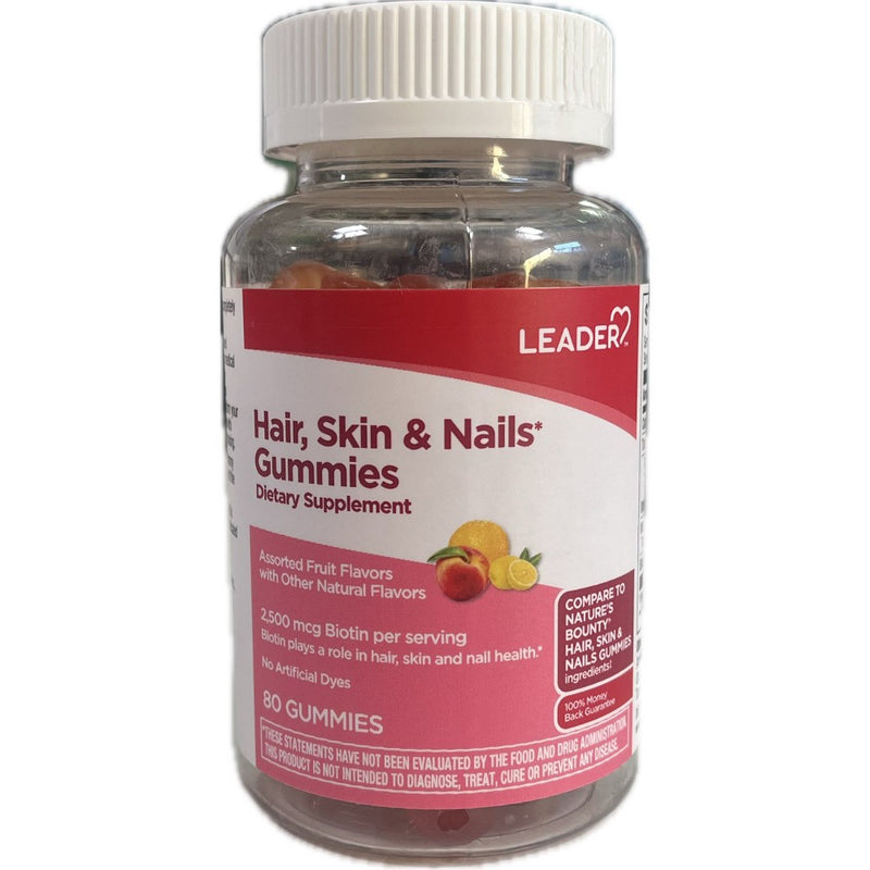Nature's Bounty Hair, Skin & Nails Gummies, Assorted Fruit