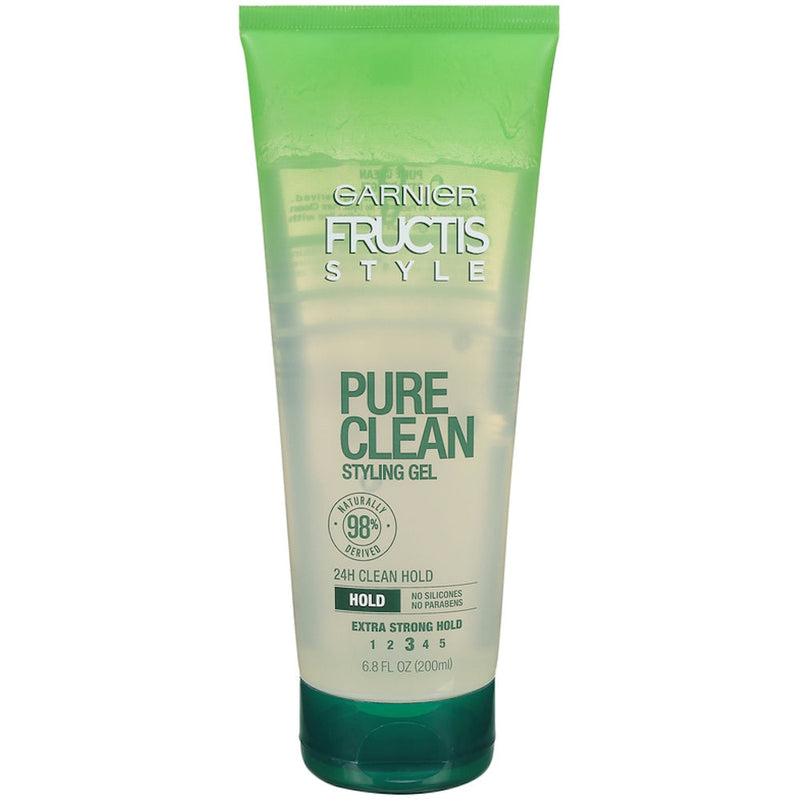 Garnier Fructis Pure Clean Styling Hair Gel, 6.8 fl oz