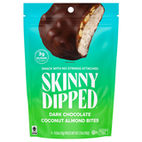 SkinnyDipped Almond Bites, Dark Chocolate Coconut 3.17 Oz