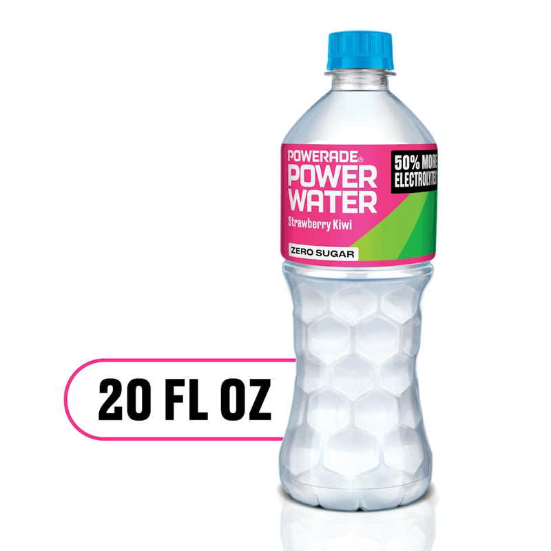 Powerade Power Water Zero Sugar Strawberry Kiwi 20 fl oz