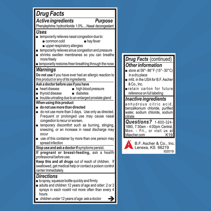 Neo Synephrine Cold+A Nasal Spray  0.5oz