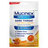 Mucinex InstaSoothe Sore Throat Lozenges, Honey & Echinacea, 20 Ct
