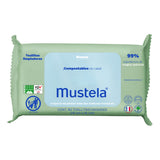 Mustela Compostable Cleansing Water Wipes