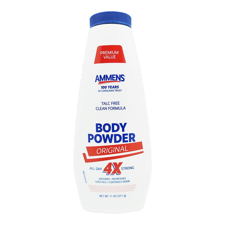 Ammens Deodorant Powder Body Original Talc Free (Item#51424) 11oz