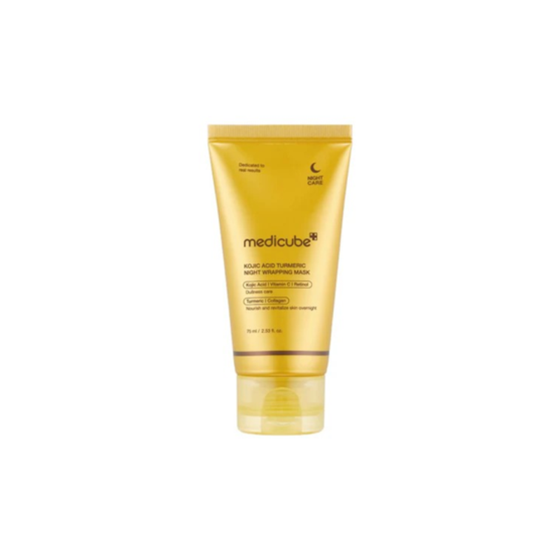 Medicube Kojic Acid Turmeric Night Wrapping Face Mask, 2.53 fl oz