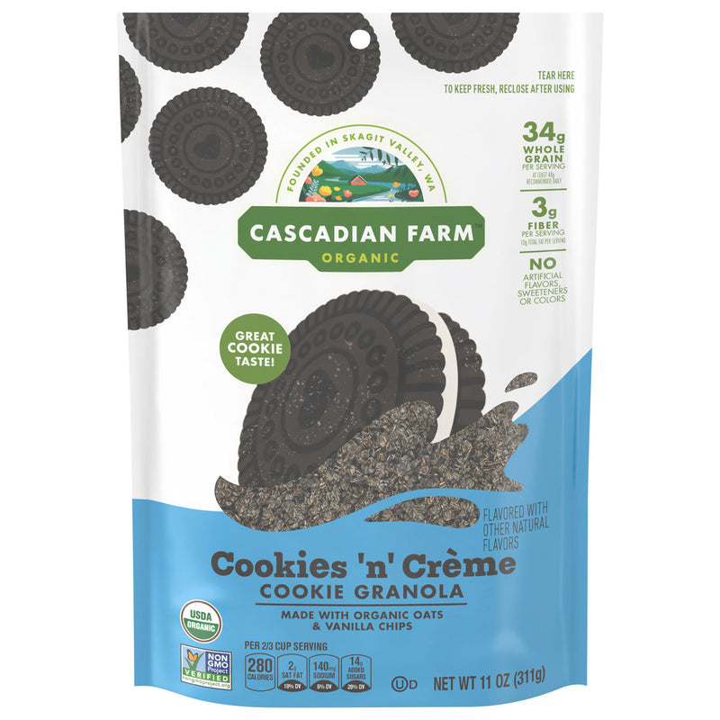 Cascadian Farm Cookies and Creme Granola, 11 oz