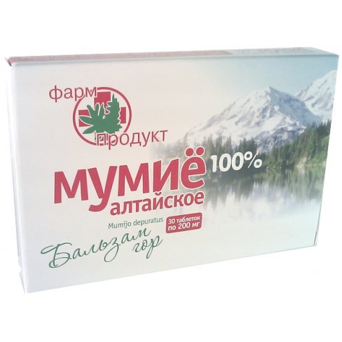 SHILAJIT ALTAI MUMIJO Mumiyo Mumio "Mountain Balm" 30 Tablets