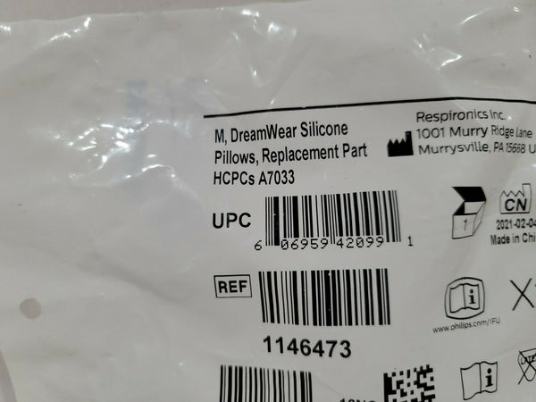 Respironics DreamWear Silicone Nasal Pillow Medium Cushion