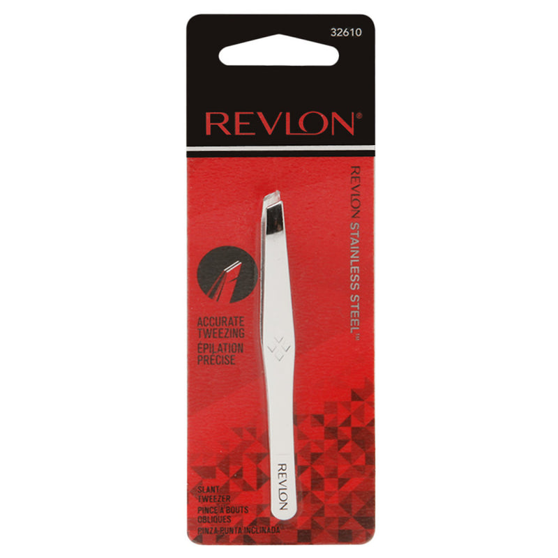 Revlon High Precision Stainless Steel Slant Tweezer