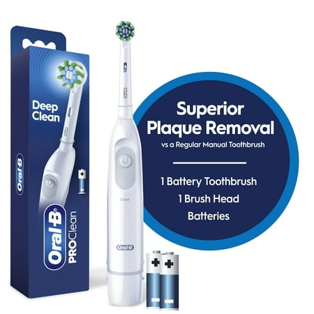 Oral-B ProClean Battery Electric Toothbrush - Deep Clean White