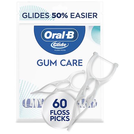 Oral-B Glide Gum Care Dental Floss Picks 60ct