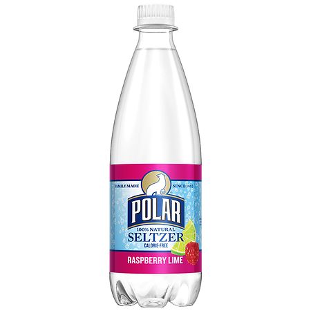 Polar Seltzer Water Raspberry Lime 20oz