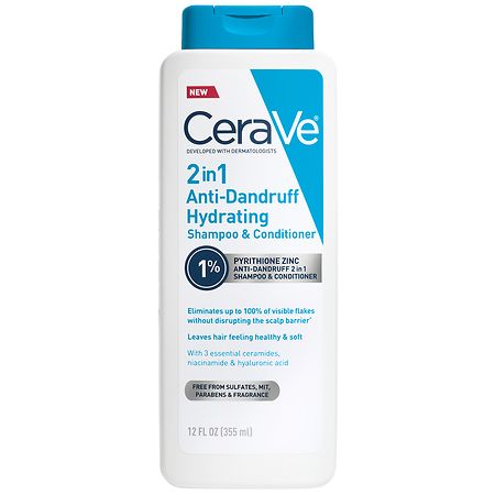 CeraVe Anti-Dandruff 2-in-1 Shampoo & Conditioner - 12 fl oz