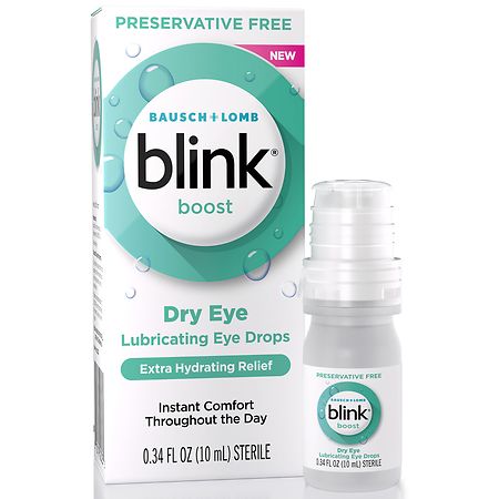 Blink Tears Lubricating and Hydrating Dry Eye Drops - Preservative Free - 10ml