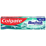 Colgate Max Fresh Whitening Toothpaste with Mini Breath Strips  Clean Mint  6.3 oz