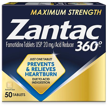 Zantac 360 Maximum Strength Tablets 50ct