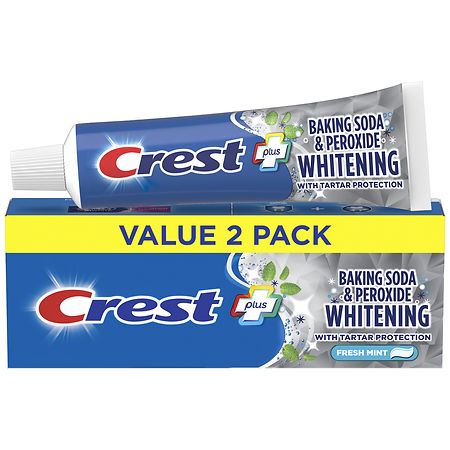Crest Baking Soda & Peroxide Whitening Toothpaste 5.7 Oz. 2 Pack