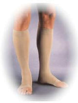 Jobst Relief Knee High Compression Socks 30-40 mmHg, Open Toe, Beige, XL