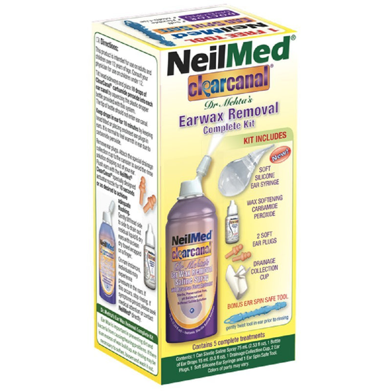 NeilMed ClearCanal Earwax Removal Kit, 23 oz